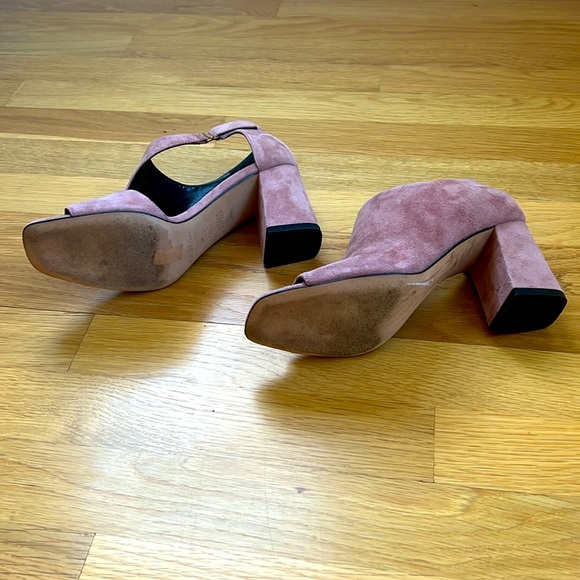 Via Spiga Blush Kid Suede Eladine Heel - Picture 6 of 7
